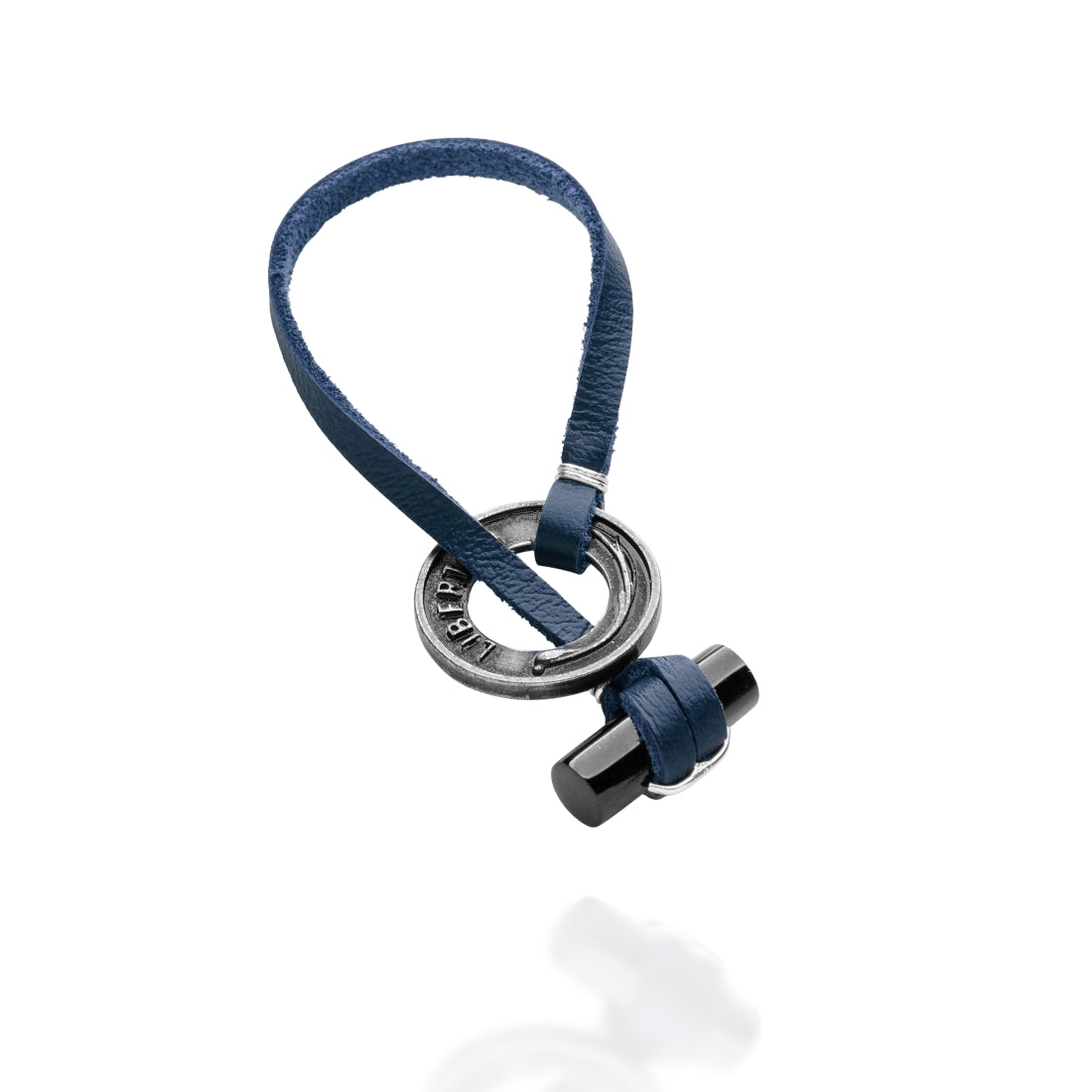 Blue leather bracelet – Jade Arcadia
