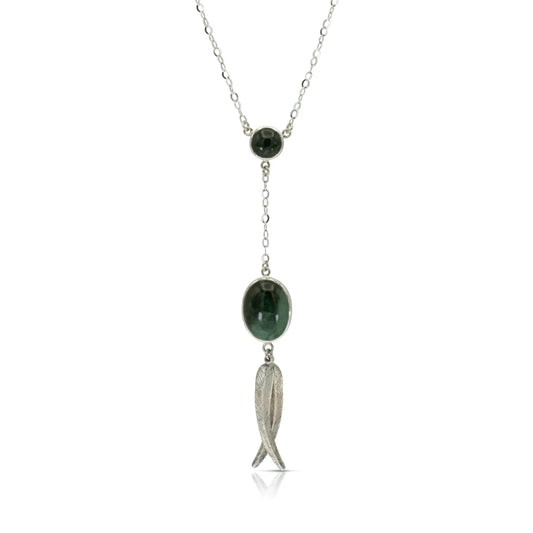 Quetzal Necklace "Green Gold