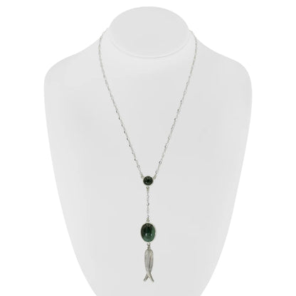 Quetzal Necklace "Green Gold